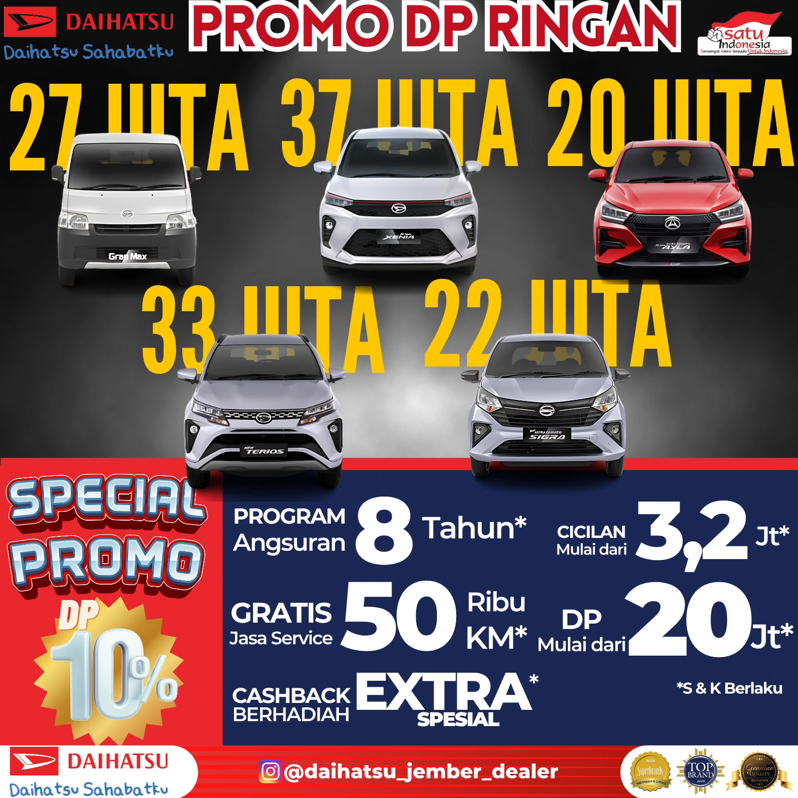 Promo DP Ringan & Cicilan Murah – Punya Daihatsu Lebih Mudah!
