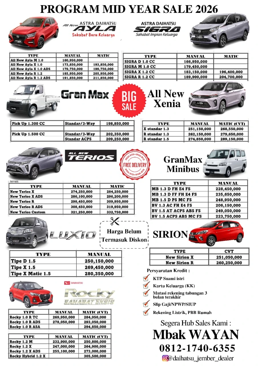 promo daihatsu jember wayan